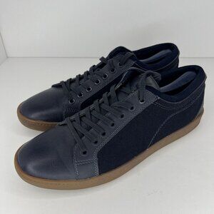 ALDO Casual Two-Tone Navy Suede and Faux Leather Premium Loafers Mens Size 12